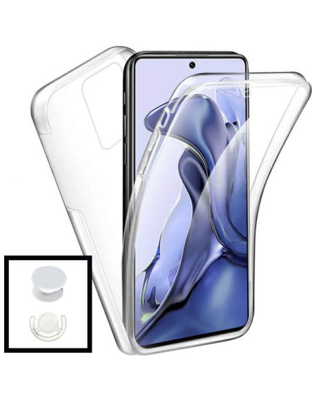 Kit Capa 3x1 360° Impact Protection + 1 GripHolder + 1 Suporte GripHolder Branco para Oppo A55 5G