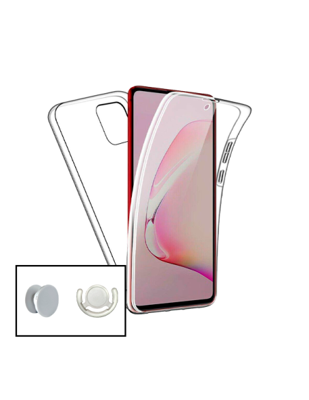 Kit Capa 3x1 360° Impact Protection + 1 GripHolder + 1 Suporte GripHolder Branco para Oppo A94 5G