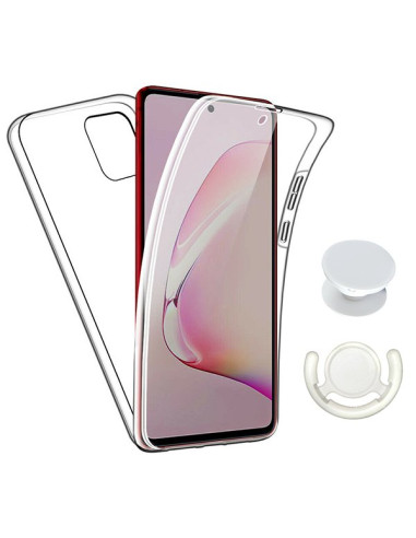 Kit Capa 3x1 360° Impact Protection + 1 GripHolder + 1 Suporte GripHolder Branco para Xiaomi Mi 10 Lite Zoom