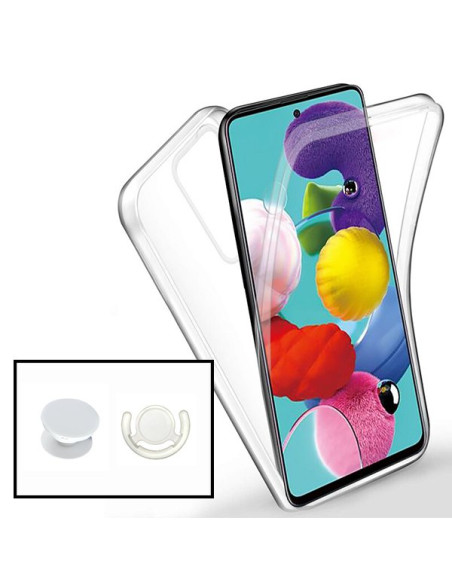 Kit Capa 3x1 360° Impact Protection + 1 GripHolder + 1 Suporte GripHolder Branco para Xiaomi Redmi Note 10