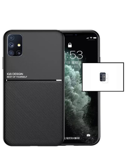 Kit Capa Magnetic Lux + Película Câmara Traseira para Samsung Galaxy A71 5G UW