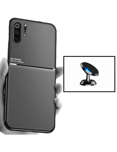 Kit Capa Magnetic Lux + Suporte Magnético de Carro para Huawei P30 Pro