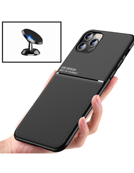 Kit Capa Magnetic Lux + Suporte Magnético de Carro para iPhone 11 Pro