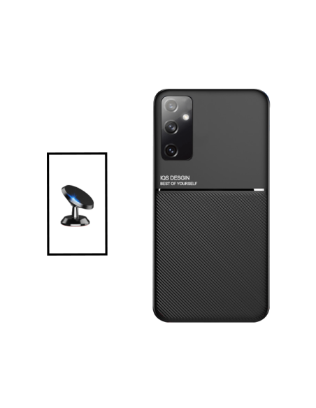 Kit Capa Magnetic Lux + Suporte Magnético de Carro para Samsung Galaxy M13 - Preto