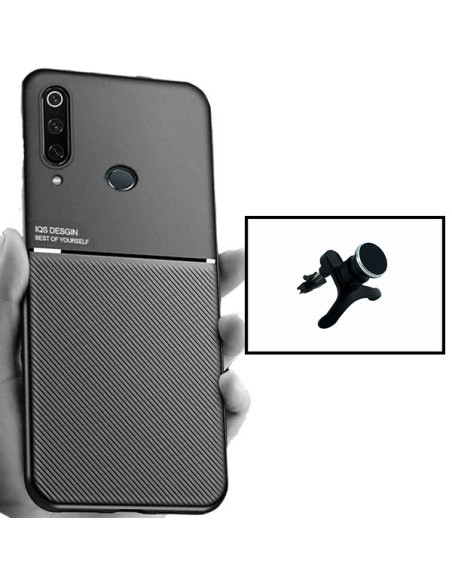 Kit Capa Magnetic Lux + Suporte Magnético de Carro Reforçado para Huawei P30 Lite