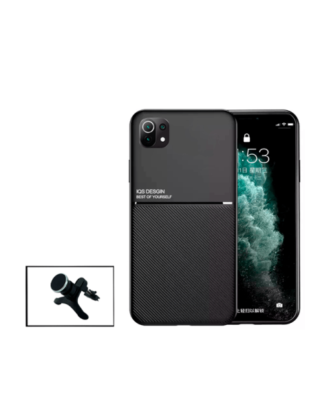 Kit Capa Magnetic Lux + Suporte Magnético de Carro Reforçado para Xiaomi Mi 11 Lite