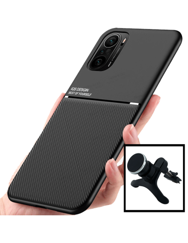 Kit Capa Magnetic Lux + Suporte Magnético de Carro Reforçado para Xiaomi Mi 11X Pro