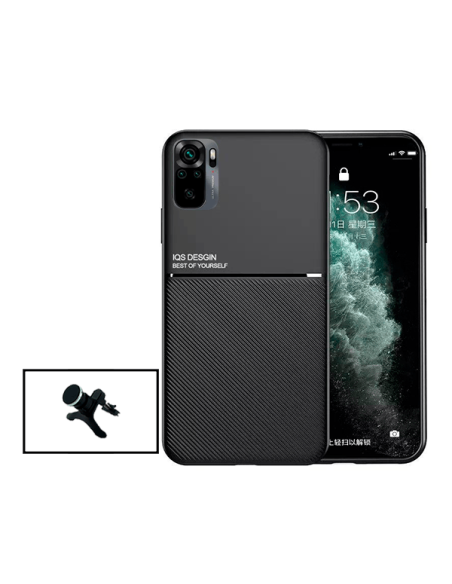 Kit Capa Magnetic Lux + Suporte Magnético de Carro Reforçado para Xiaomi Redmi 10 2022