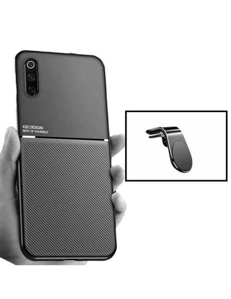 Kit Capa Magnetic Lux + Suporte Magnético L Safe Driving para Samsung Galaxy A50s