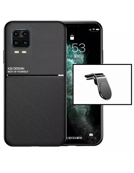 Kit Capa Magnetic Lux + Suporte Magnético L Safe Driving para Xiaomi Mi 10 Lite Zoom