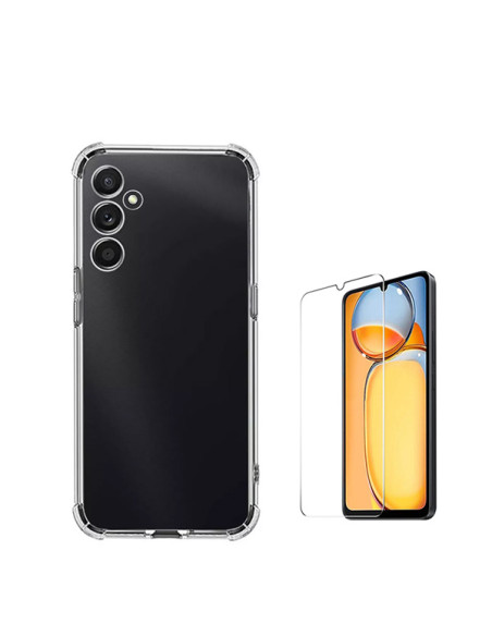 Kit Capa SuperProtect Anti-Shock + Película de Vidro Temperado ClearGlass Phonecare para Samsung Galaxy A15 - Transparente