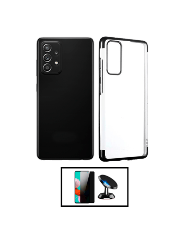 Kit Película 5D Anti-Spy + Capa SlimArmor + Suporte Magnético de Carro para Samsung Galaxy A52s 5G