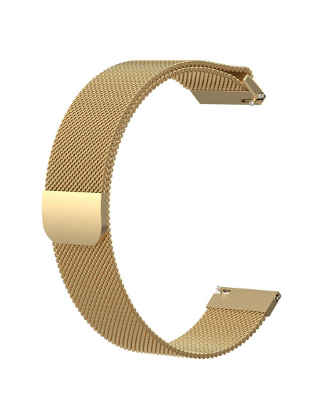 Bracelete Milanese Loop Fecho Magnético para Xiaomi Watch S1 Pro - Ouro