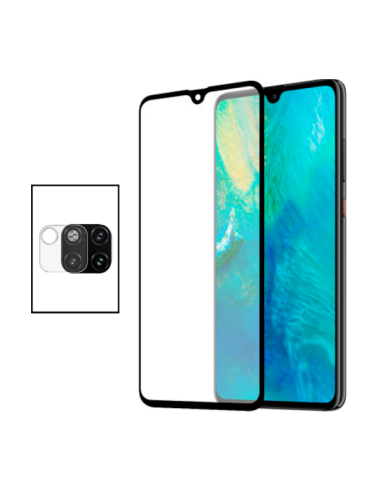 Kit Película de Camara Traseira + Vidro Temperado 5D Full Cover para Huawei Mate 20X