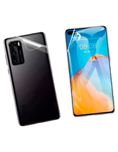 Kit Película de Gel Full Cover Frente e Verso para Huawei P30