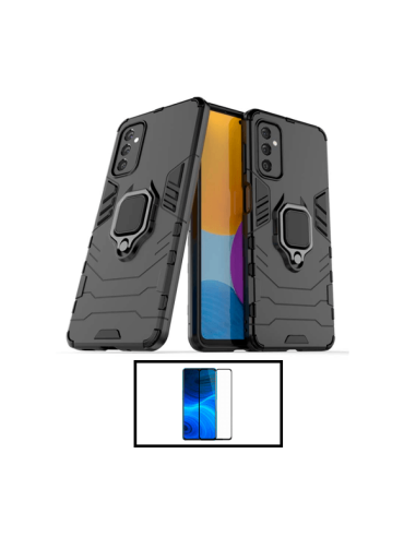 Kit Película de Vidro Temperado 5D Full Cover + Capa 3X1 Military Defender para Samsung Galaxy A13