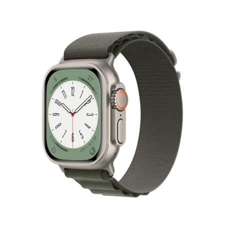 Bracelete NylonSense Alpine L (Pulso de 165mm a 210mm) para Apple Watch SE (2022) - 44mm - Verde