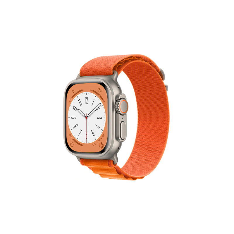 Bracelete NylonSense Alpine L (Pulso de 165mm a 210mm) para Apple Watch Series 3 - 42mm - Laranja