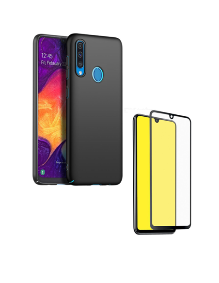 Kit Película de Vidro Temperado 5D Full Cover + Capa SlimShield para Huawei Mate 30 Pro 5G- Preto