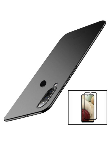 Kit Película de Vidro Temperado 5D Full Cover + Capa SlimShield para Samsung Galaxy A20s - Preto