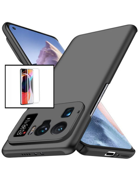 Kit Película de Vidro Temperado 5D Full Cover + Capa SlimShield para Xiaomi Mi 11 Ultra - Preto