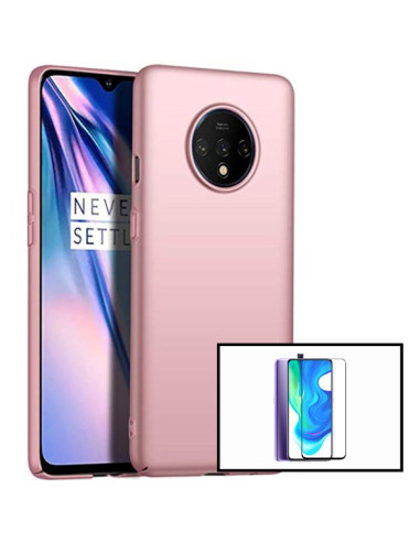 Kit Película de Vidro Temperado 5D Full Cover + Capa SlimShield para Xiaomi Poco F2 - Rosa