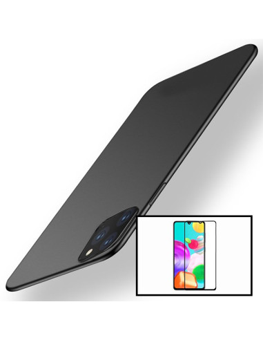 Kit Película de Vidro Temperado 5D Full Cover + Capa SlimShield para Xiaomi Redmi 9C - Preto