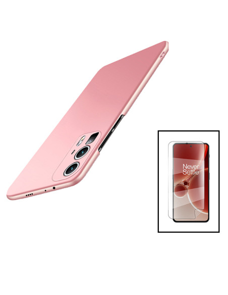 Kit Película Hydrogel Full Cover Frente + Capa SlimShield para Xiaomi Poco F5 Pro - Rosa