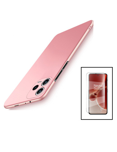 Kit Película Hydrogel Full Cover Frente + Capa SlimShield para Xiaomi Redmi Note 12 - Rosa