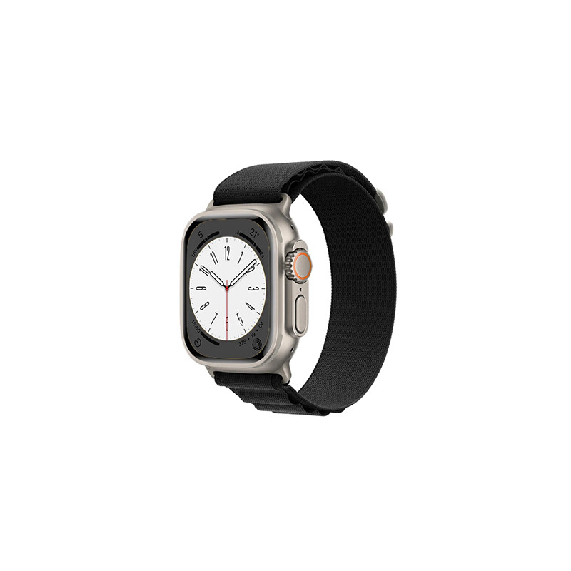 Bracelete NylonSense Alpine M (Pulso de 145mm a 190mm) para Apple Watch Series 9 - 41mm - Preto