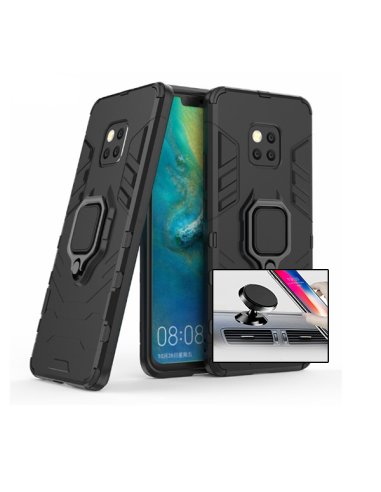 Kit Suporte Magnético de Carro + Capa 3X1 Military Defender para Huawei Mate 20 Pro