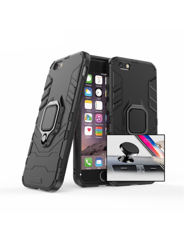 Kit Suporte Magnético de Carro + Capa 3X1 Military Defender para iPhone 6 / 6S