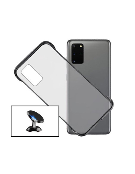 Kit Suporte Magnético de Carro + Capa Invisible Bumper para Xiaomi Redmi Note 10