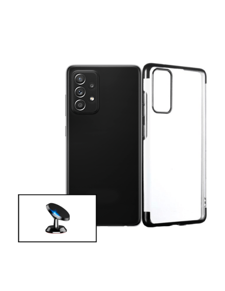 Kit Suporte Magnético de Carro + Capa SlimArmor para Samsung Galaxy A52 5G - Preto