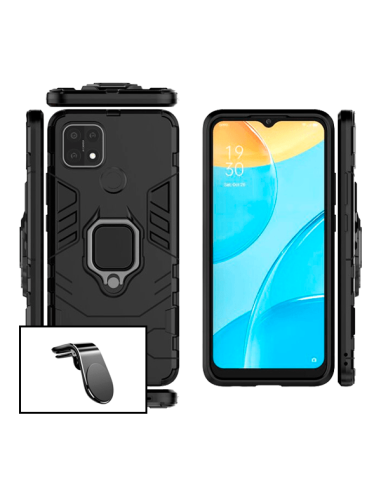 Kit Suporte Magnético L Safe Driving Carro + Capa 3X1 Military Defender para Realme 7i