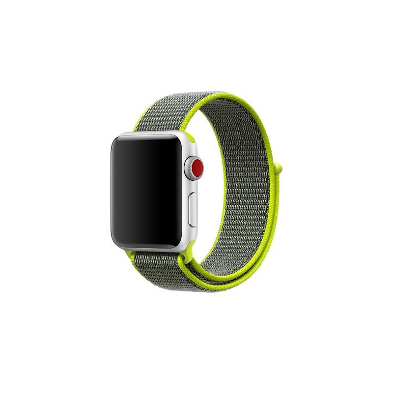 Bracelete NylonSense para Apple Watch Edition Series 7 - 41mm - Verde Florescente