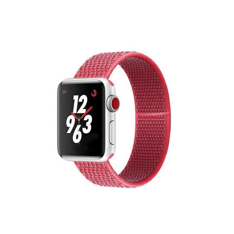 Bracelete NylonSense para Apple Watch Edition Series 7 - 41mm - Vermelho