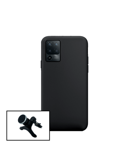 Kit Suporte Magnético Reforçado de Carro + Capa Silicone Líquido para Oppo A94