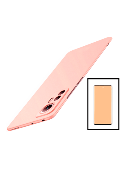 Kit Película de Vidro Temperado Curved + Capa SlimShield para Xiaomi 12 - Rosa