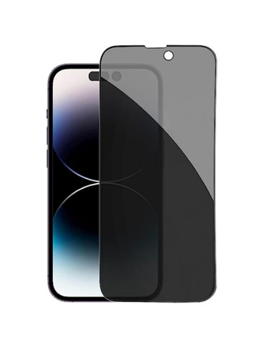 Película de Vidro Anti-Spy para Apple iPhone 15 - Transperente/Preto