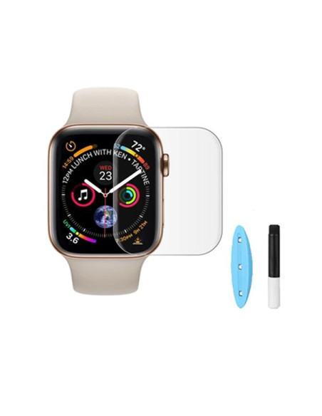 Película de Vidro Nano Curved UV para Apple Watch Series 5 - 44mm