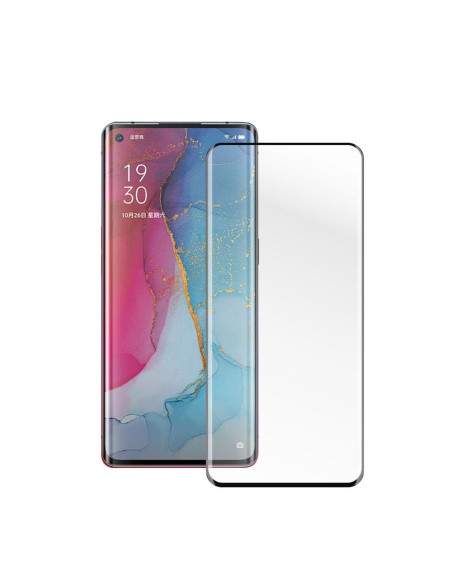 Película de Vidro Temperado 5D Full Cover Curved para Oppo Find X2