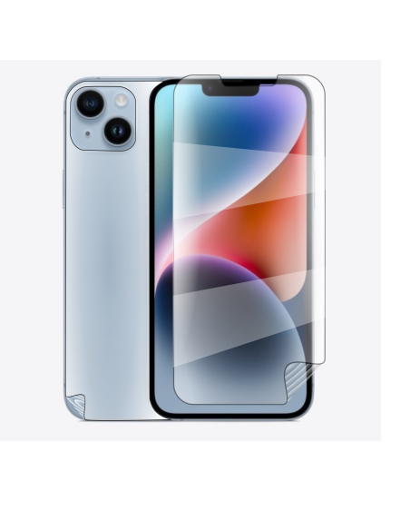 Película Hydrogel Full Cover Frente e Verso para Apple iPhone 15 Pro - Transparente