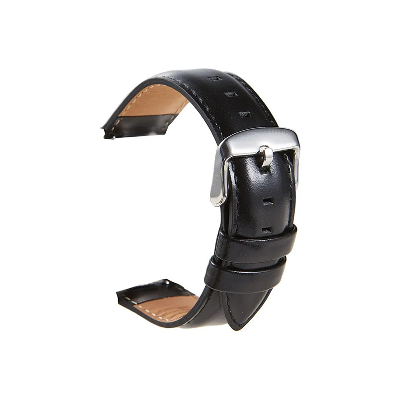 Bracelete PremiumLeather para AmazFit GTR 4 - Preto