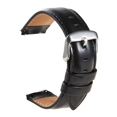 Bracelete PremiumLeather para AmazFit GTR 4 - Preto